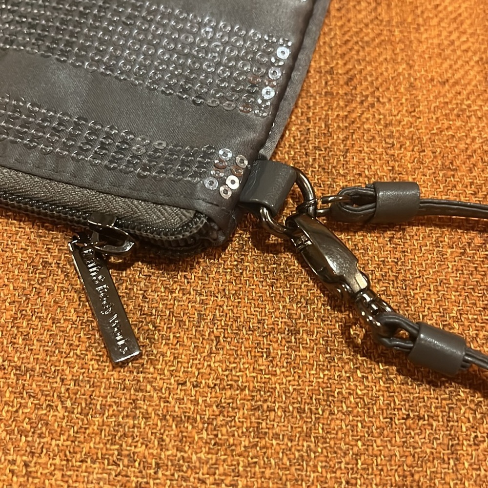 Bath & Body Works gray sequined bag wristlet - Picture 7 of 8